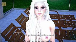 Exciting curvy teen outfit featuring huge monster cock.