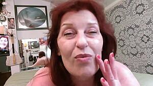 fantasy giantess redheaded dawn shrinks guy and masturbates him back out