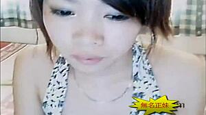 Asian amateur teases in softcore solo action