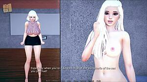 Exciting curvy teen outfit featuring huge monster cock.