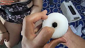 Big ass wife gets humiliated with anal toys