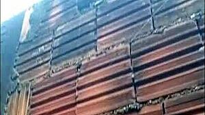 Hot latina neighbor offers money for anal sex behind the wall.