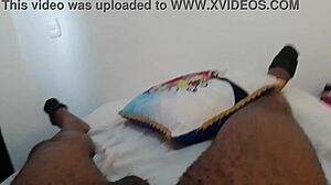 horny amateur couple struggling first sex