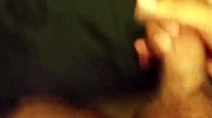 Discover the thrill of self-pleasure using wife's intimate garments in a private moment of indulgence