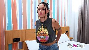 Valen Pink fucks fan in rough doggystyle