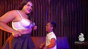 Big Debut! Mini Trainer Makes Desperate BBW Shake Her Ass!