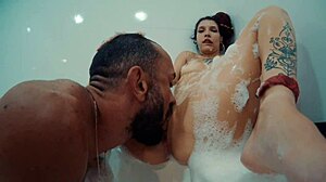Steamy bathroom session with the hot Brazilian babe Dread