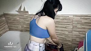 Latina Fucked Hard by Stepfather Before Date