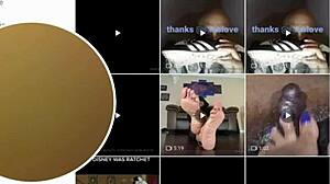 Cumshots on wrinkled black soles are hot