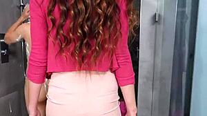 two enchanting ballerinas licking pussy and fingering small tits