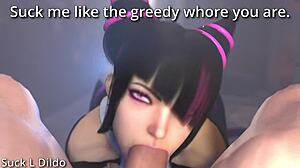 oral party game hentai joi with blowjob and handjob instructions