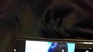 Discover the thrill of self-pleasure using wife's intimate garments in a private moment of indulgence