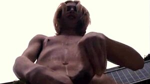 baby andromeda starts her slutty adventures with cock as transsexual crossdresser