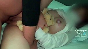 Teen Girl Gets Creampied In Tight Pussy Missionary