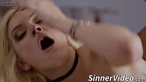 Watch This Bimbo Fuck Bald Dude And Cum On Tight Pussy!