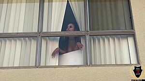 Big black cock drills wet pussy of curvy girl
