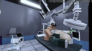 Horny surgeon couldn't resist fucking me hard