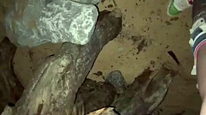 Skinny 18yo Banging Foreign Teacher on Florida Beach