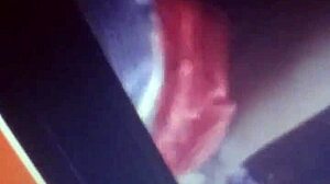 Step sister is dancing in the living room