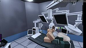 Horny surgeon couldn't resist fucking me hard