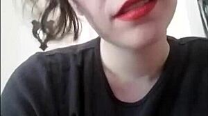 i'm the anal slut for mistress, following her instructions with big tits.