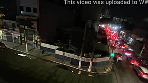 giving it to my friend by the open window