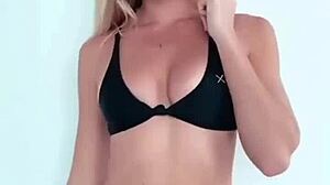 Boutinela Shows Off Ass In All Black Bikini Compilation