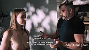 Laney Grey and Leana Lovings in Lesbian Threesome Domination