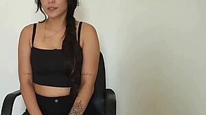 Skinny teens riding dick in homemade video with POV shots