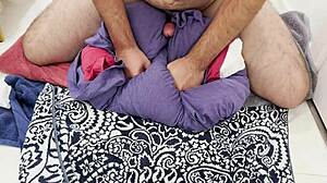 POV solo male fart play with anal and double creampie scenes