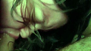 random blowjob with facial and toy swallow