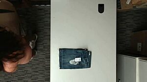 teen suspect caught hiding stuff, bent over at shop - lifterx