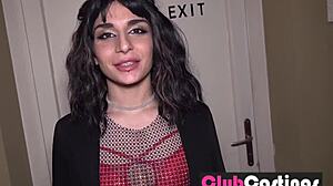 Lola Dangers Strips and Sucks for Cash at ClubCastings Audition