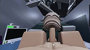 Horny surgeon couldn't resist fucking me hard