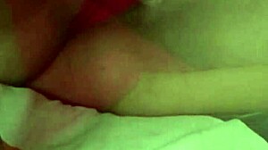 Cum on face while on her knees in this amateur video from Juanlatino
