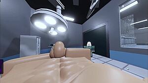 Horny surgeon couldn't resist fucking me hard