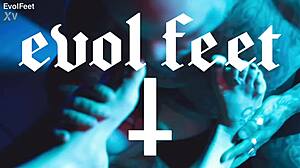 place feet on lap while licking soles