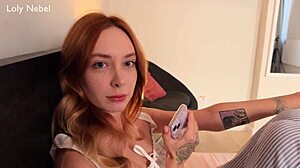 Pretty girl next door gets spanked and fucked tightly