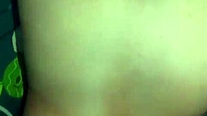 The most delicious slut enjoys getting her pussy while selling nasi uduk