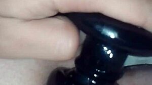 Jimena simpson- tranny fucking black dildo