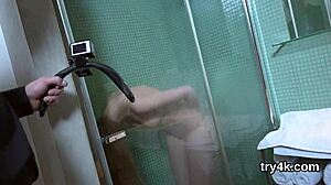 Teen blows cock in POV view before slim pussy gets screwed