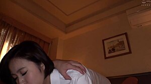 Japanese Gal's Tanned Skin and Firm Tits in Hot Action