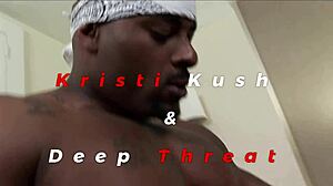 kristi kush bounces her big tits and smiles while getting a blowjob and creampie.