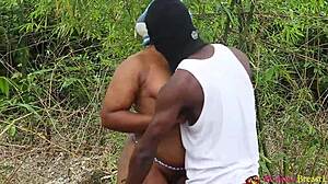 Village Walk Turns Into Hot Outdoor Doggystyle