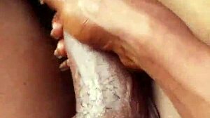 Black Solo Guy Stroking His Big Monster Cock With Handjob Technique For You