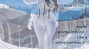Solo ski resort weekend adventure in leather and snow