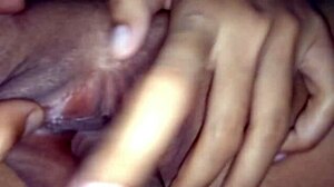 Playing with tight student pussy till she bursts