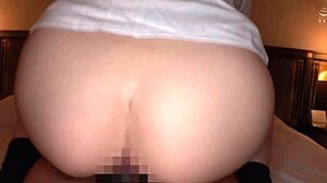 Japanese Gal's Tanned Skin and Firm Tits in Hot Action