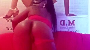 Sensual brunette teen sensualizing for fans