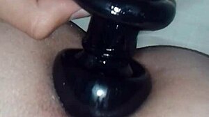 Jimena simpson- tranny fucking black dildo